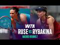 Elena-Gabriela Ruse vs. Elena Rybakina | 2026 Madrid Round 2 | WTA Match Highlights