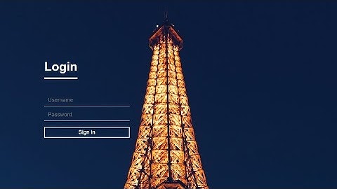 Login Form Using HTML & CSS | Login Form #html #css #login_form