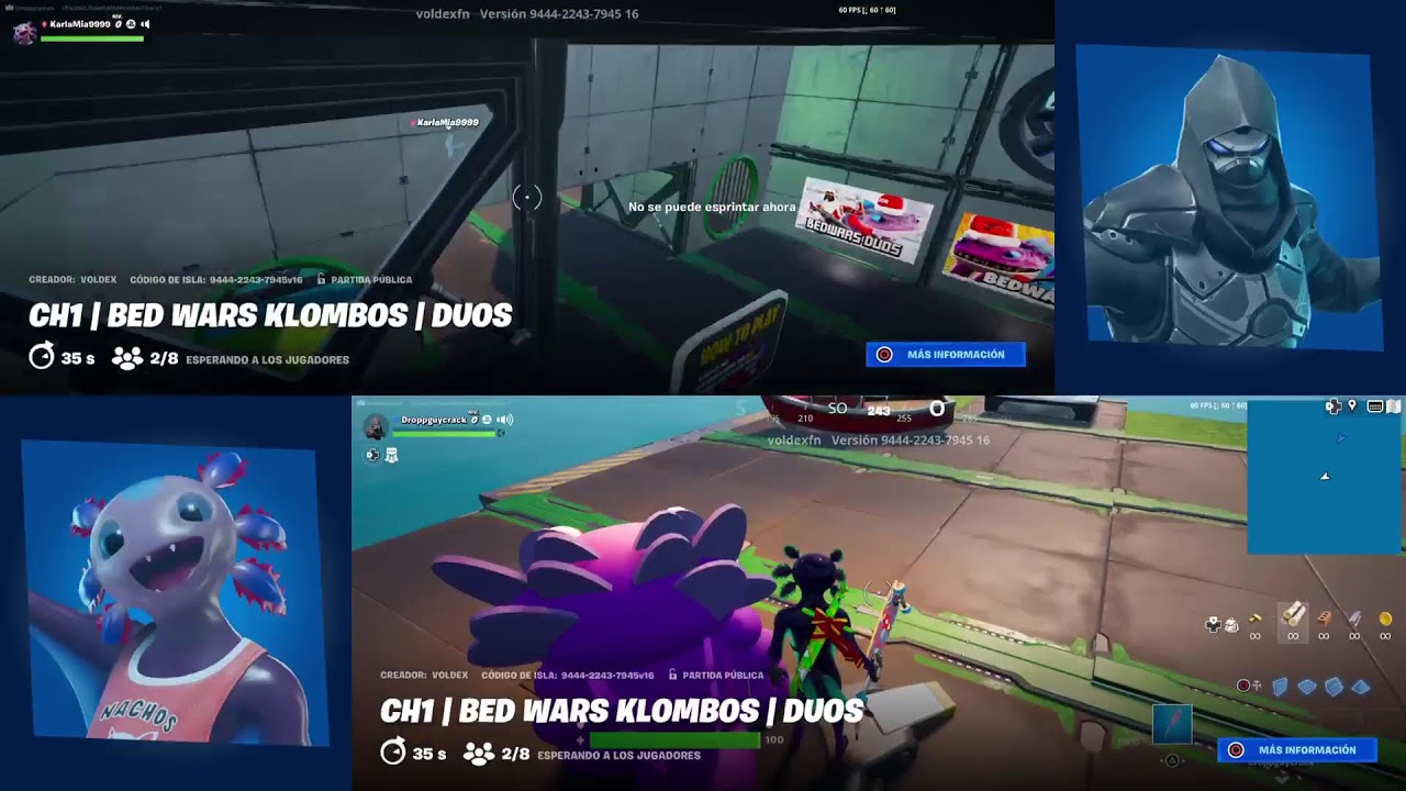 Bed Wars Klombos  Duos 9444-2243-7945 by voldex - Fortnite