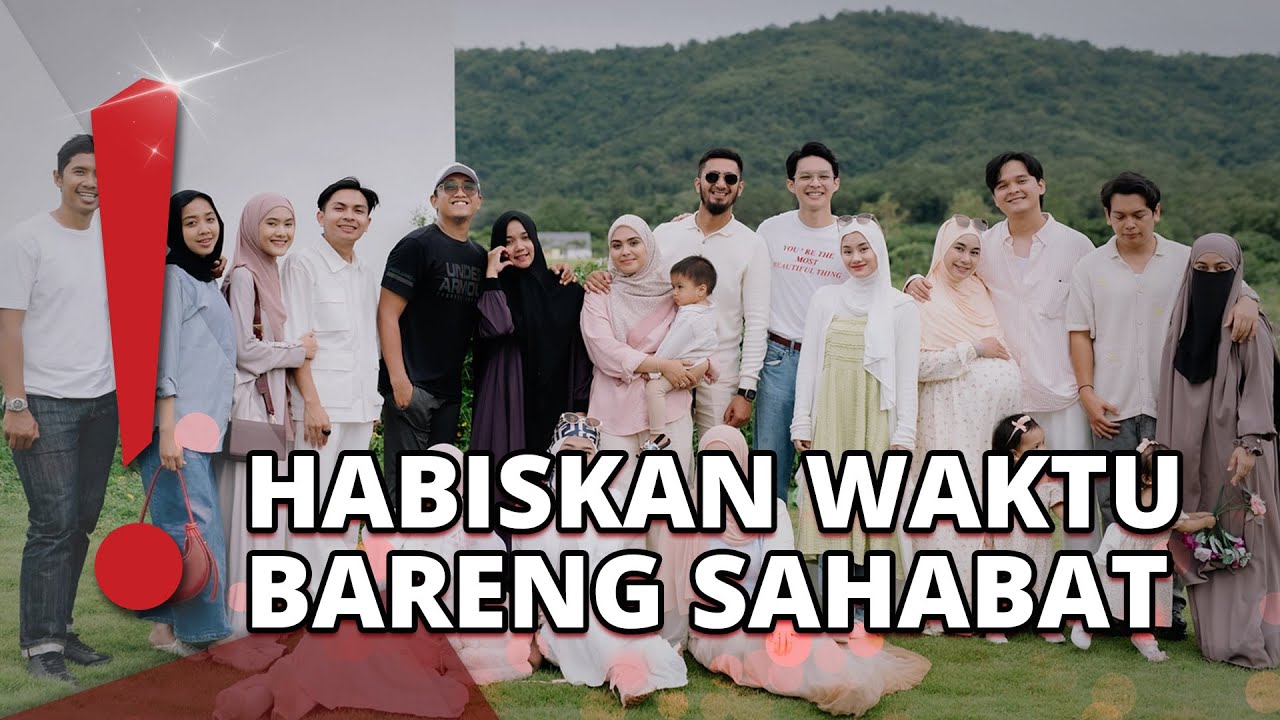 Liburan Bareng Temen dan Suami, Dinda Hauw Ngaku Rindu Anak Pertama