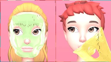 DIY Makeup 💆🍅🥑All Levels Gameplay Android iOS app✅ Mobile games, Walkthrough, Part 1, iTop GamePlay