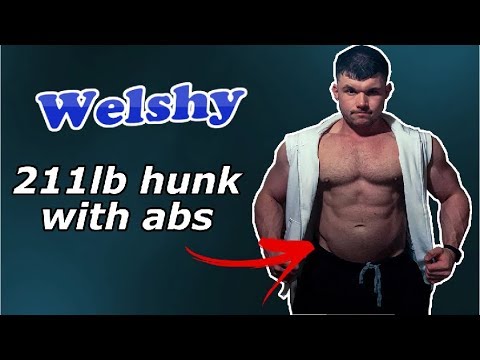 211lbs with abs - gay Muscle hunk flexing late at night - YouTube