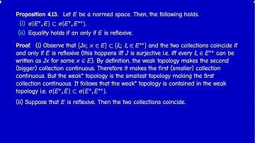 Math400 - Functional Analysis - Section 4.3 - The weak star topology - Part 1