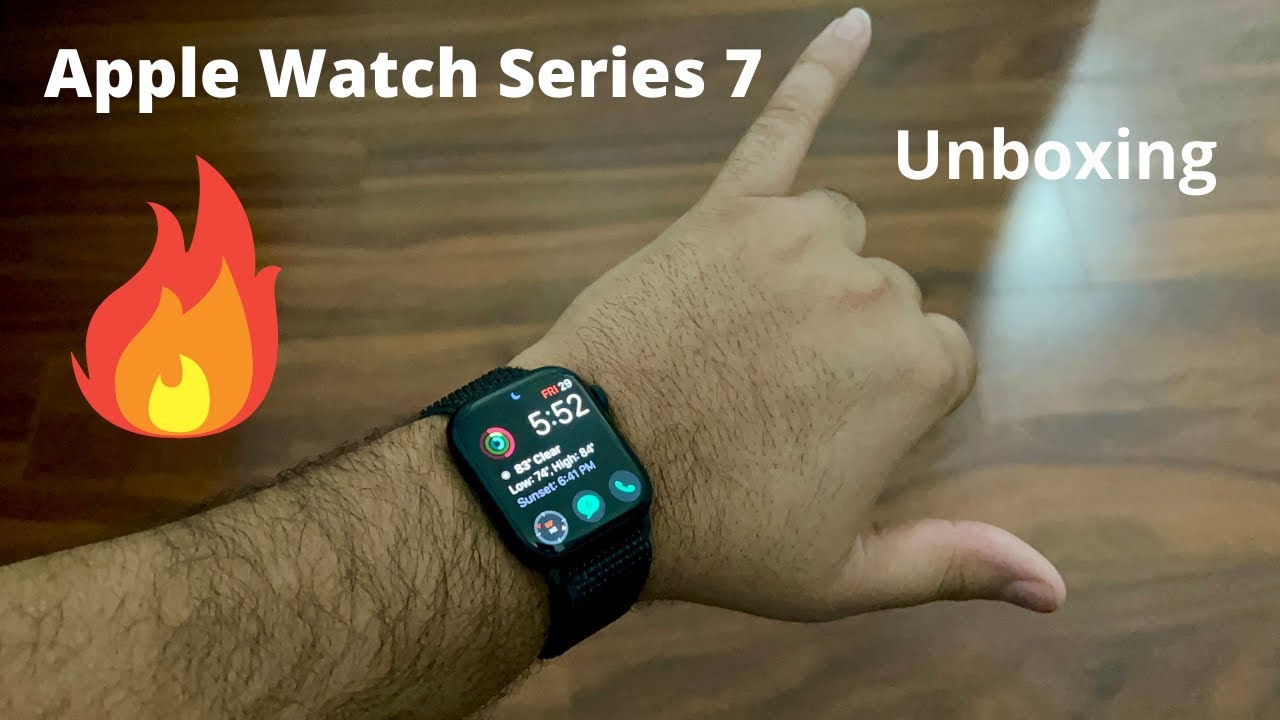 Unboxing The Apple Watch series 7 (GPS + Cellular) 45mm Midnight