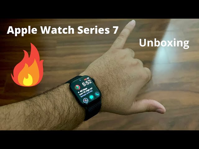 Unboxing The Apple Watch series 7 (GPS + Cellular) 45mm Midnight Aluminum  case for Verizon Wireless