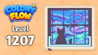 Colony Flow level 1207 walkthrough solution gameplay 