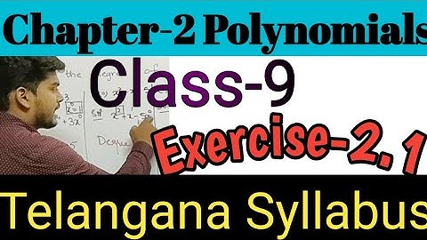 Polynomials Class-9 || Chapter-2 (Exercise 2.1) || Paper-1|| SSC Syllabus || By RK Sir Maths wale