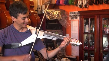 Testing 7 String Viper by Mark Wood at Animato Strings
