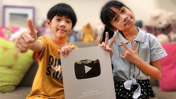 Nhím family ăn mừng đập hộp nút Bạc Youtube