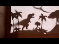 Shadow puppet theater the dinosaur