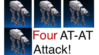 Star Wars: Commander - 4 AT-AT (Pro Attack Strategy) screenshot 4