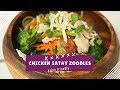 Chicken Satay Zoodles | Paleo Recipe
