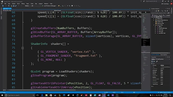 OpenGL   Basic Drawing   Mixing Triangles and Points   Part 2
