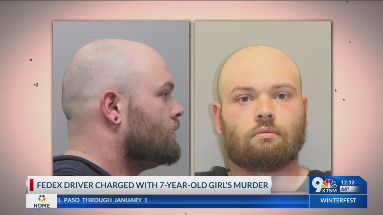 FedEx driver charged with 7-year-old girl's murder