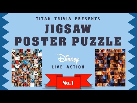 disney-~-jigsaw-poster-puzzle-(live-action)-no.1