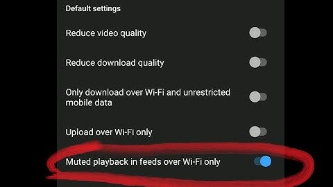 How to turn off video auto-playing while scrolling YouTube app home screen feed?