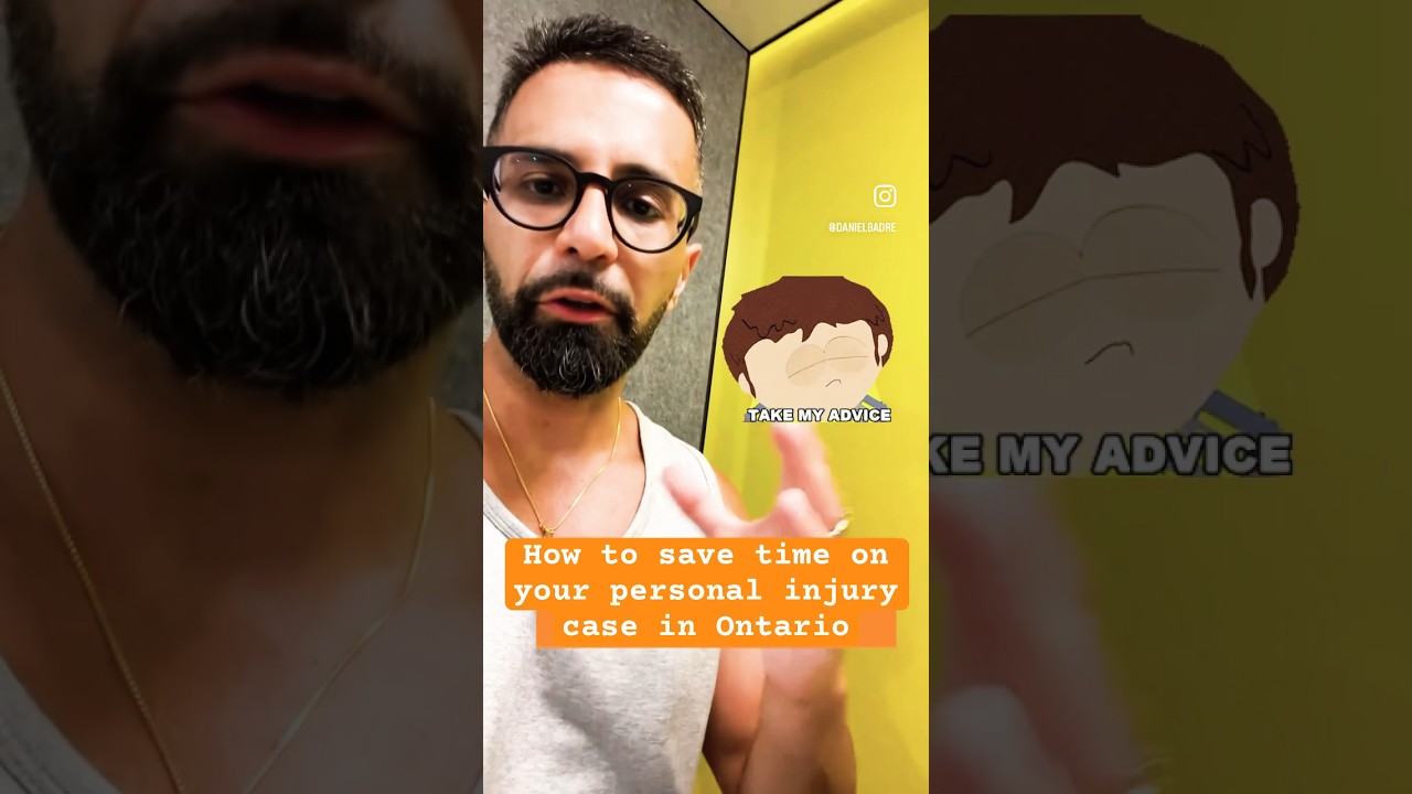 HOW TO SAVE TIME ON YOUR PERSONAL INJURY CASE AFTER A CAR ACCIDENT IN ONTARIO‼️ #lawyer