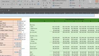 Sensitivity Analysis in Capital Budgeting (Using Data Tables in Excel)