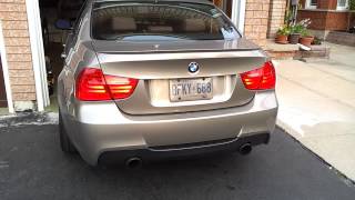 Akrapovic evolution e90 bmw 335i - idle rev alpha motorsports