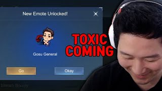 Time to spam Gosu General Emote | Mobile Legends