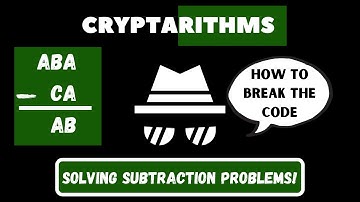 BE A GENIUS and Solve Subtraction Cryptarithms