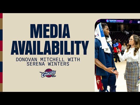 Cavs vs Sixers | Donovan Mitchell with Serena Winters | 11.5.2025