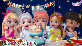 Download lagu Princess Happy Birthday Party | Happy Birthday Song   Blossom Turned into ICE - Wands & Wings