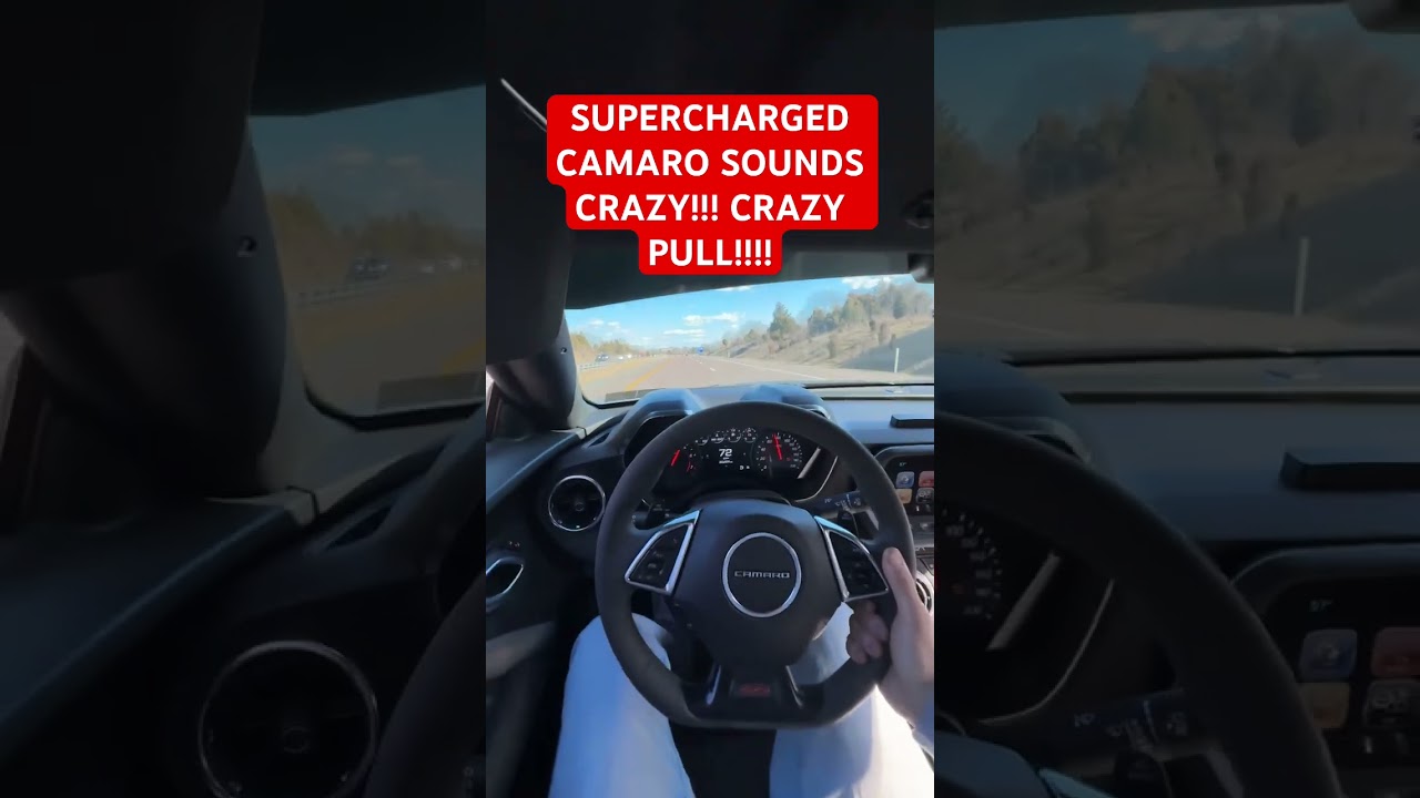 SUPERCHARGED CAMARO SS 1LE GOING CRAZY!!!! 