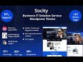 Socity - IT Company Website Template Wordpress
