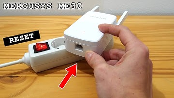 TP-Link Mercusys ME30 Wi-Fi extender • Factory reset