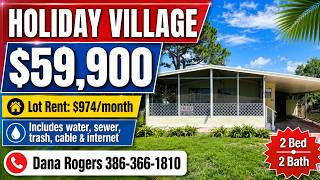 🏡 Updated 2 Bed, 2 Bath Home in Holiday Village | Ormond Beach, FL | $59,900