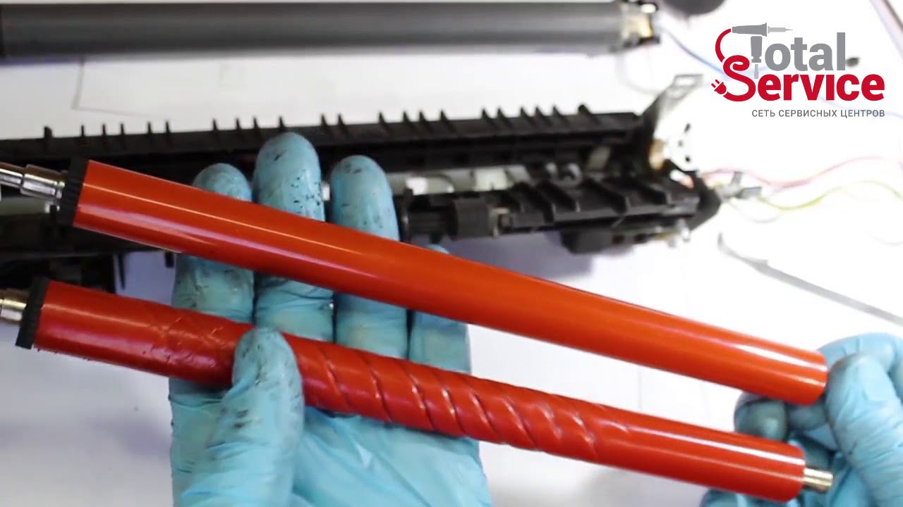 Ремонт принтеров HP - замена термопленки - YouTube
