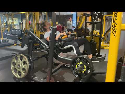 Machine hip thrust - plate loaded