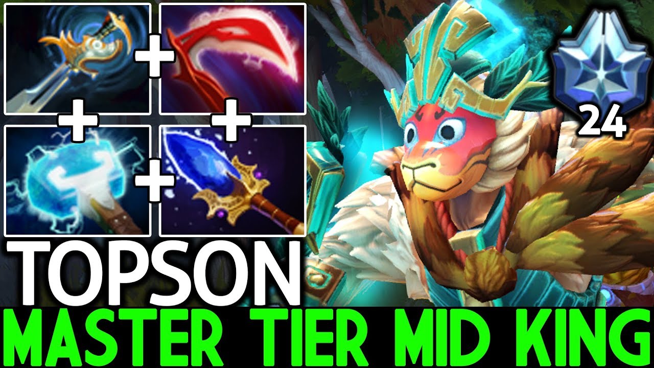 TOPSON [Monkey King] Master Tier Mid Monster Unleashed Imba Meta 7.22 Dota 2 - YouTube