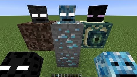 what if you create a MIX ENDER CREEPER in MINECRAFT