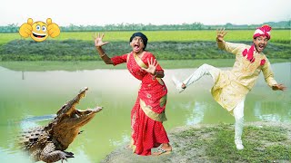 Top New Comedy Video Amazing Funny Video 😂 Try To Not Laugh Episode 56 by Maha Funny Factory