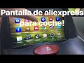 Pantalla de AliExpress para el Peugeot 206 cc 2.0 GTI radio android