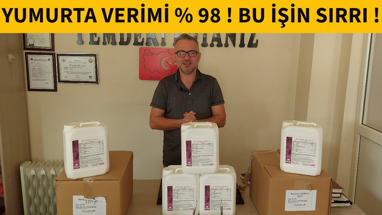 TAVUKLARINIZA BU VİTAMİNİ KULLANINCA YUMURTA SAYISINA ŞAŞIRACAKSINIZ !