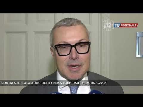 STAGIONE SCIISTICA DA RECORD: 900MILA INGRESSI SULLE PISTE DEL FVG | 07/04/2025