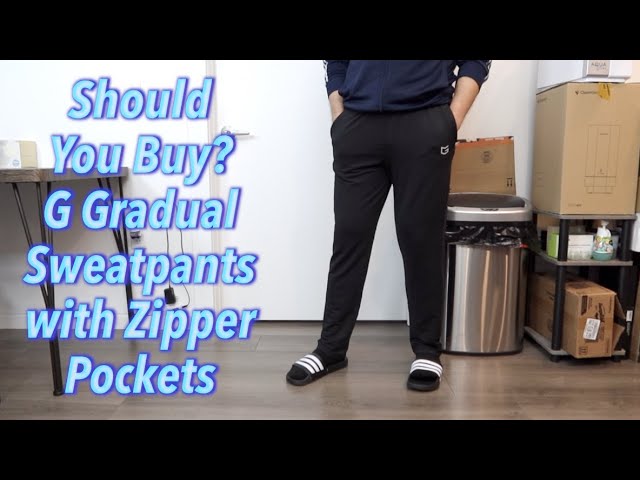 Should You Buy? G Gradual Sweatpants with Zipper Pockets 