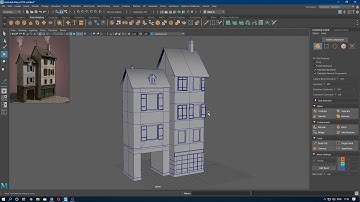 Maya Modeling 2019 : Maya Environment Modeling Tutorial | BG Modeling in Maya