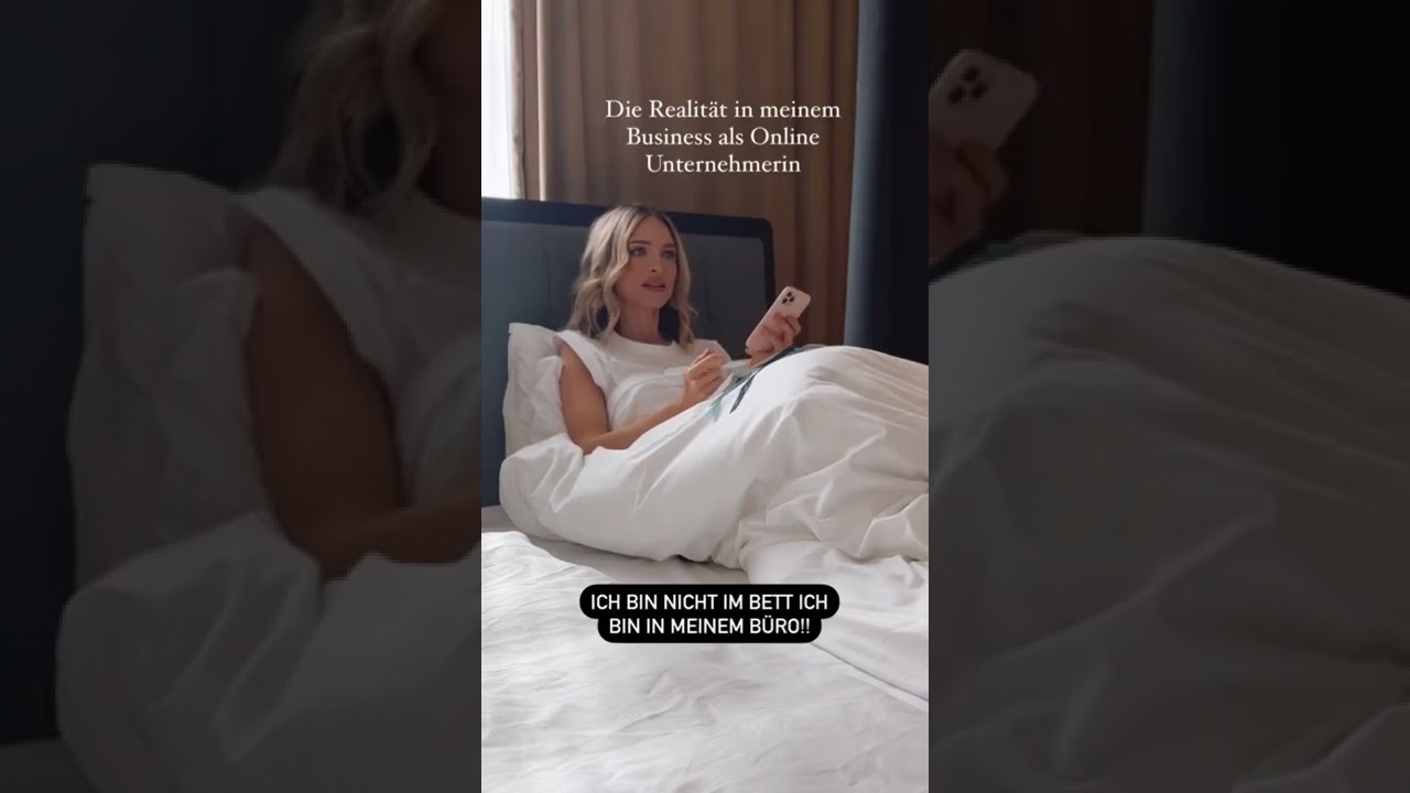 Vom Bett,am Strand in Dubai oder im Spa in München. Ich brauch nur mein Smartphone 📲 und Internet.