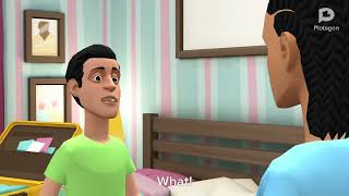 Caillou Slaps Rosiegrounded