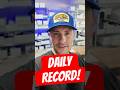 We blew out a SPORTS CARD RECORD!