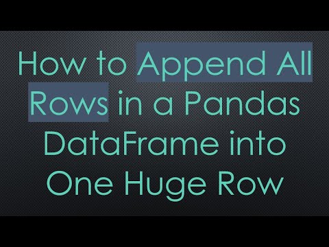 How to Append