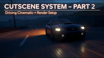 Cutscene System in Unity (Part 2) | Driving Cinematic + Rendering Tutorial
