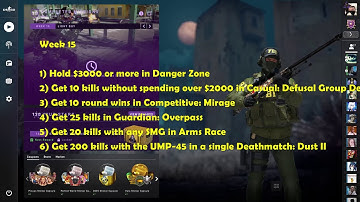 Week 15 Operation Shattered Web missions Leaked - CSGO Counter Strike Global Offense Challenges 2020