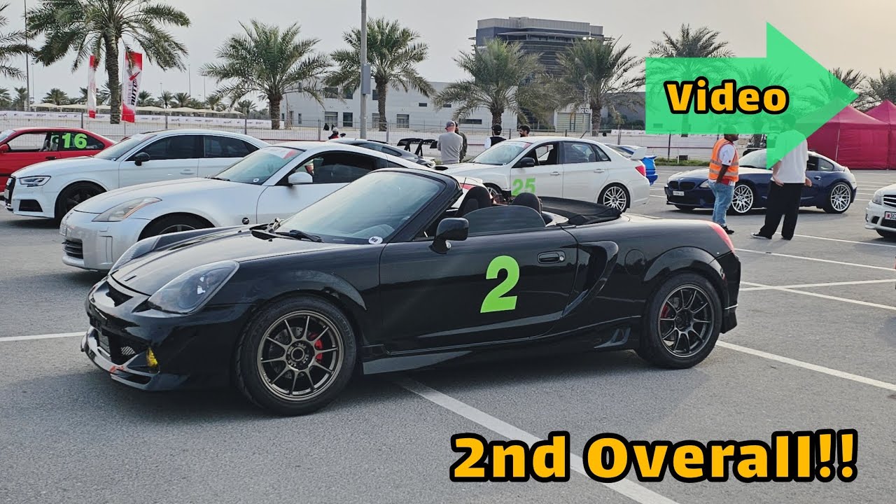 Mr2 Spyder 2zz swapped 2nd over all in AutoCross - YouTube