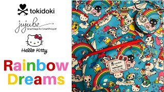 Tokidoki for Hello Sanrio by Ju-Ju-Be - Rainbow Dreams видео Сумка рюкзак для мамы Ju Ju Be BFF Rainbow Dreams