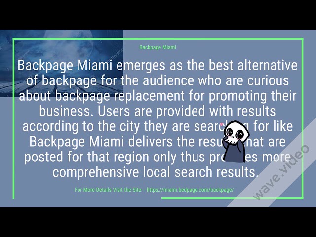 Backpage Miami